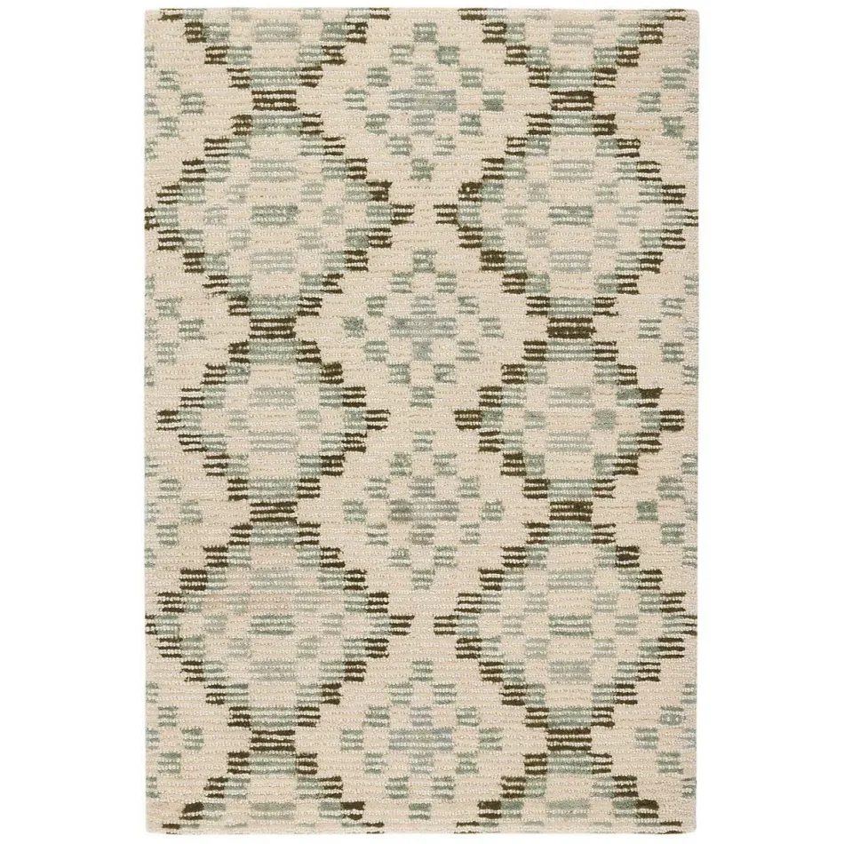 Diamond Cove Green Hand Tufted Wool Rug 2' x 3'