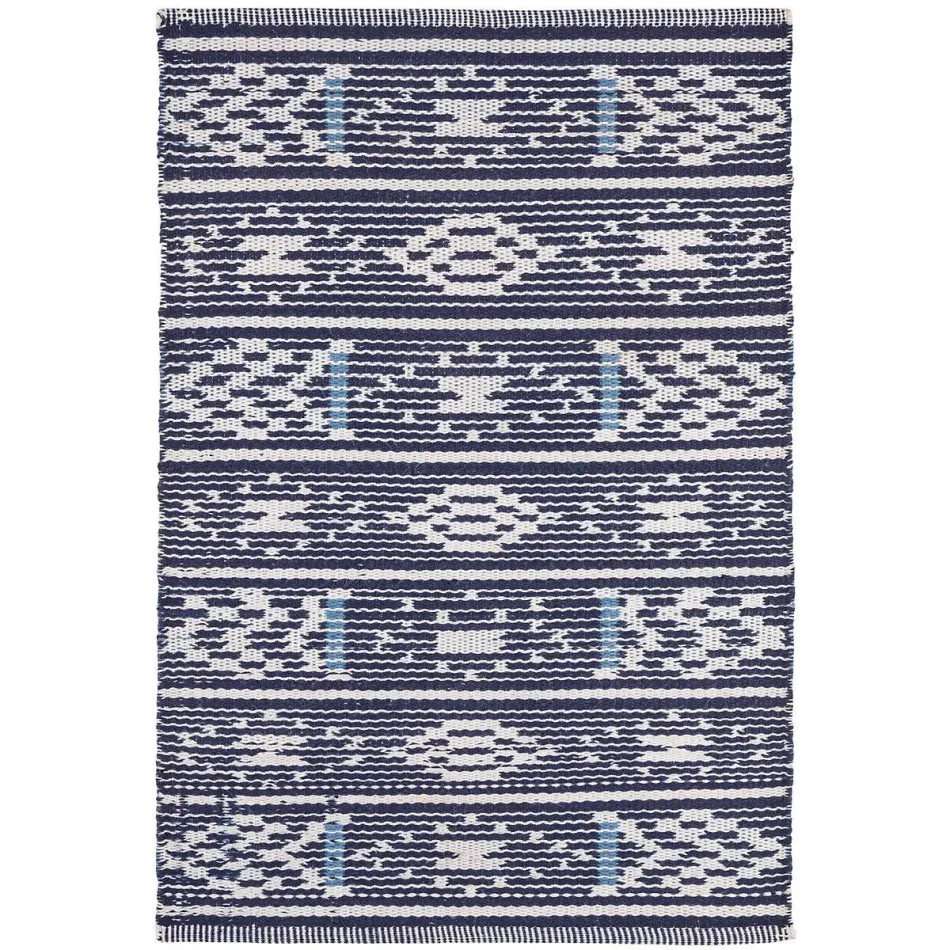 Dharma Blue Handwoven Indoor/Outdoor Rugs