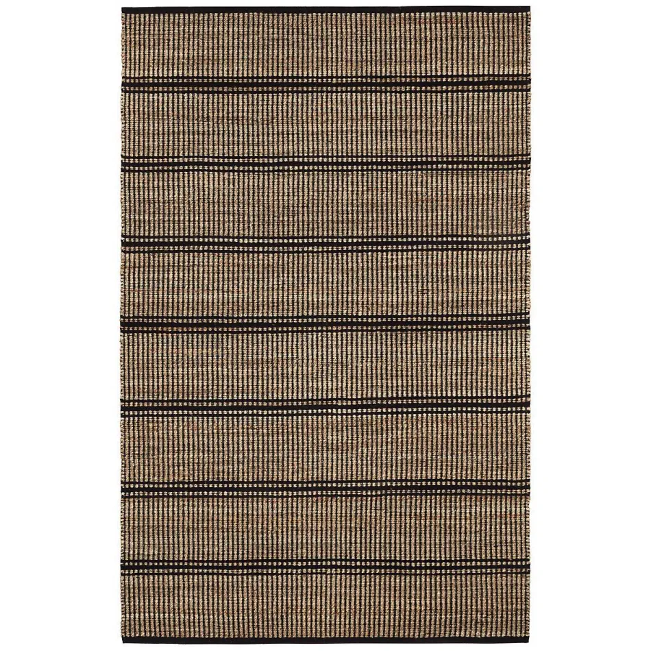 Arbor Black Handwoven Jute Rug 2' x 3'