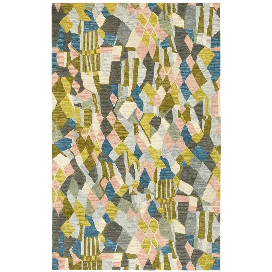 Deer Leap Coral Hand Hooked Wool Rug 9' X 12'