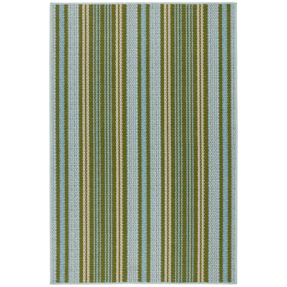 Caravan Stripe Multi Machine Washable Rug