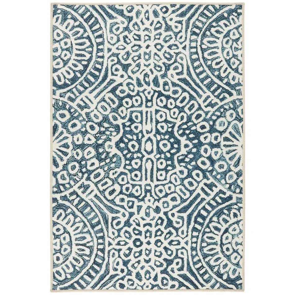 Temple Ink Machine Washable Rug 3' x 5'