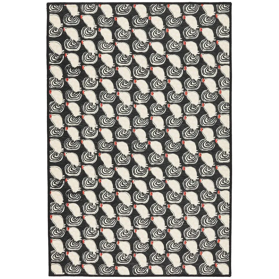 Cockadoodledoo by Frances Valentine Multi Machine Washable Rugs