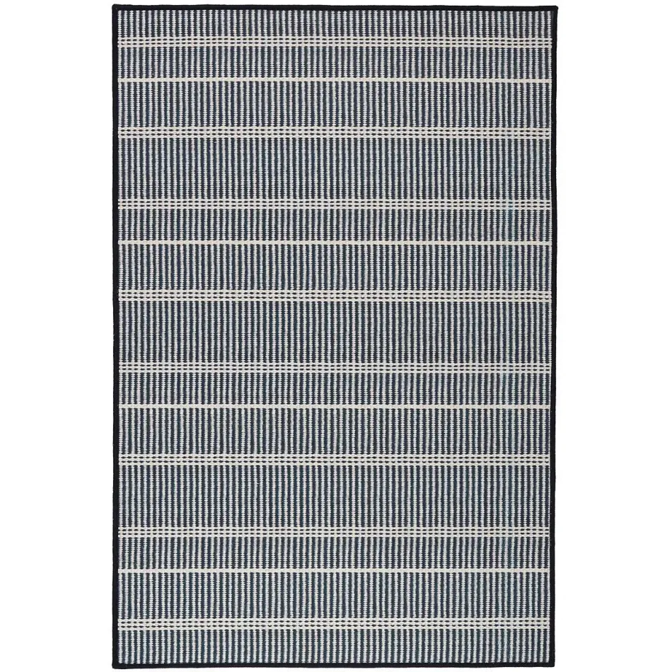 Samson Black by Bunny Williams Machine Washable Rugs