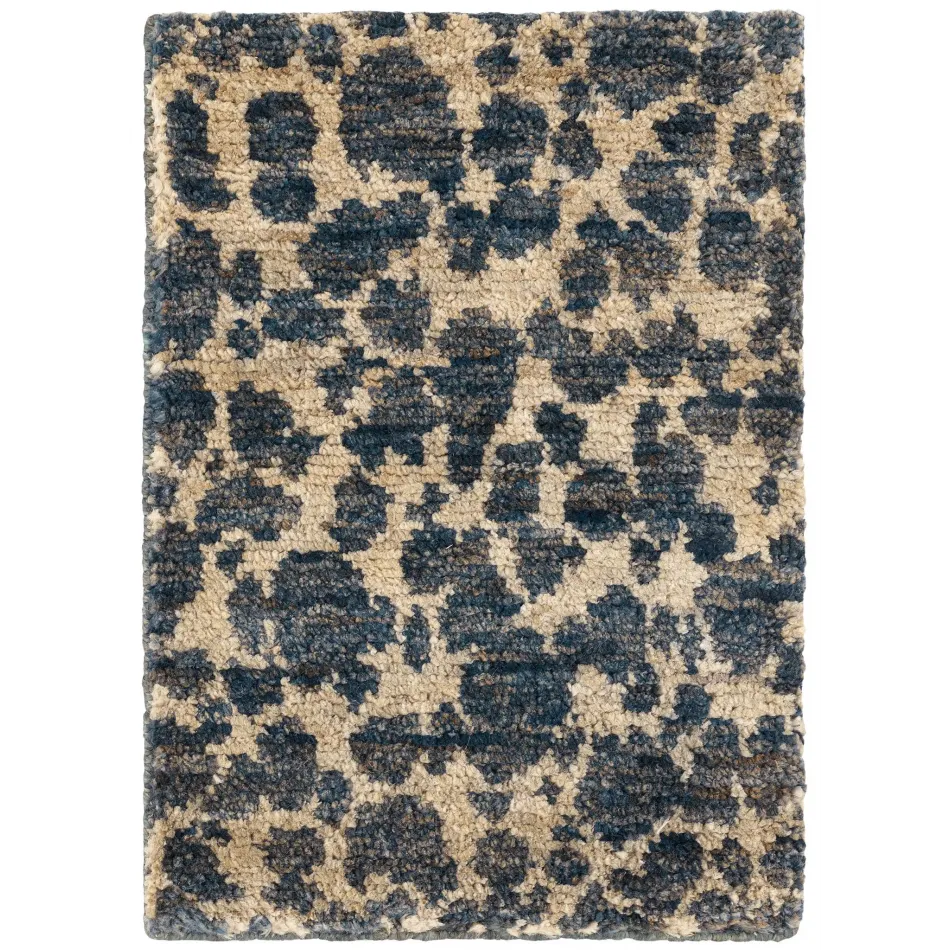 Stormi Indigo Hand Knotted Jute Rug 8' x 10'