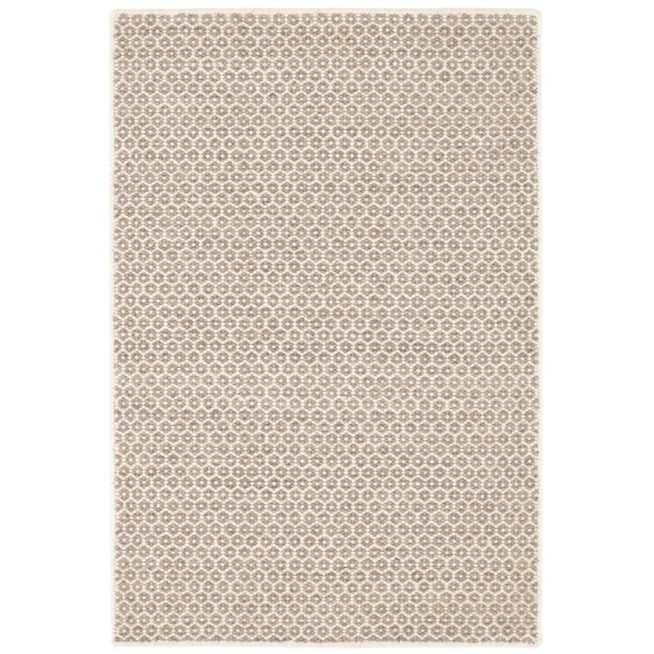 Honeycomb Natural Handwoven Wool Rug