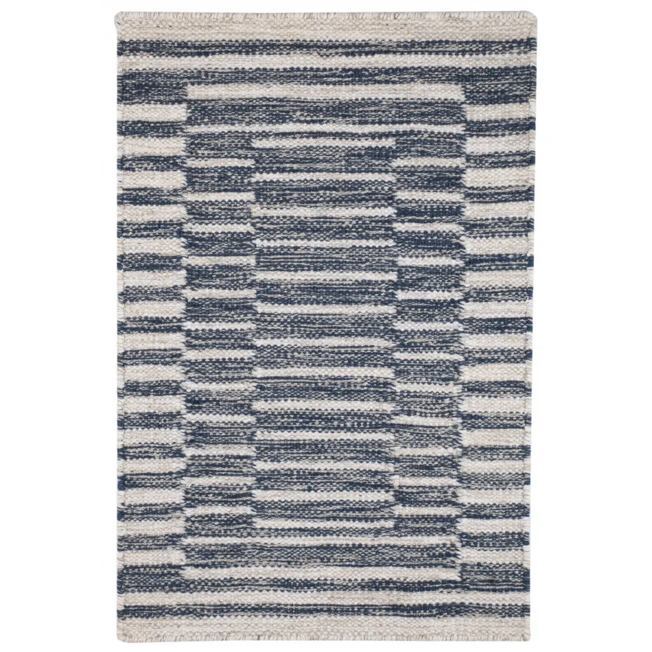 Heights Denim Handwoven Wool Rug