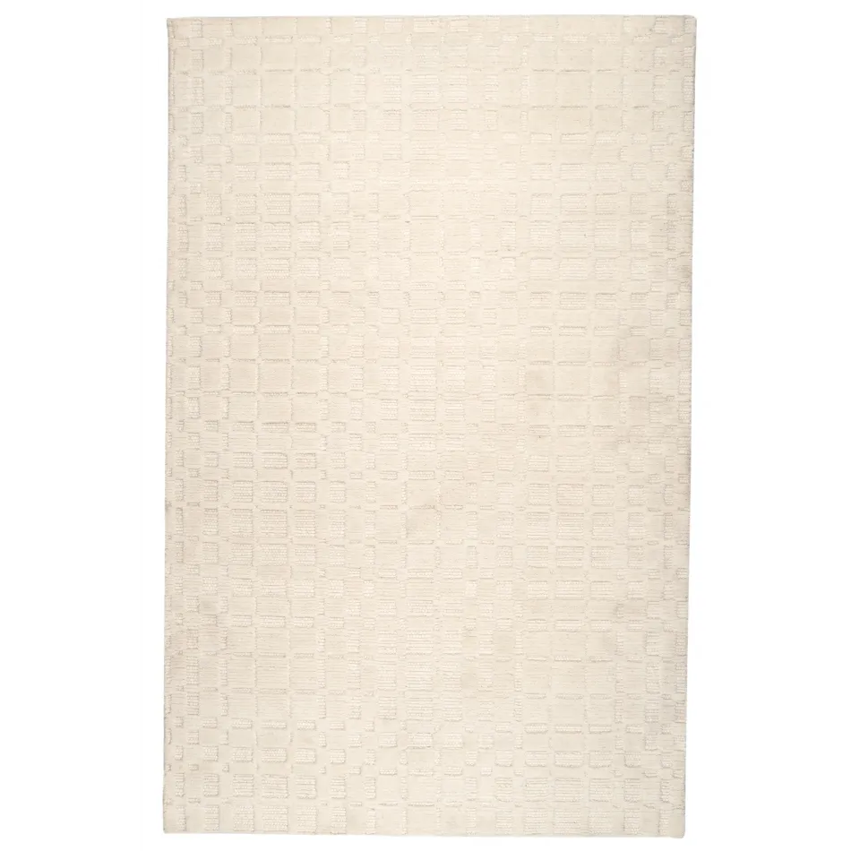 Isadora Ivory Handwoven Wool Rug - 9x12