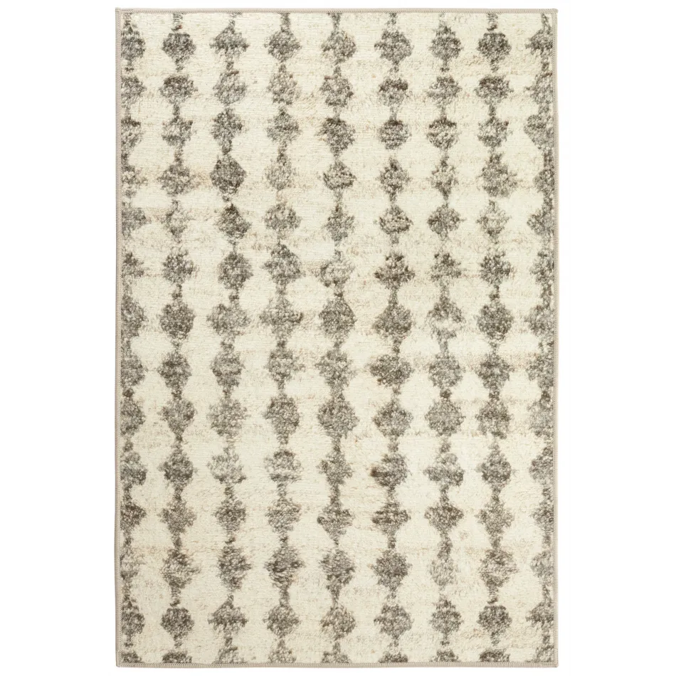 Izzy Grey Machine Washable Rug - 4x6