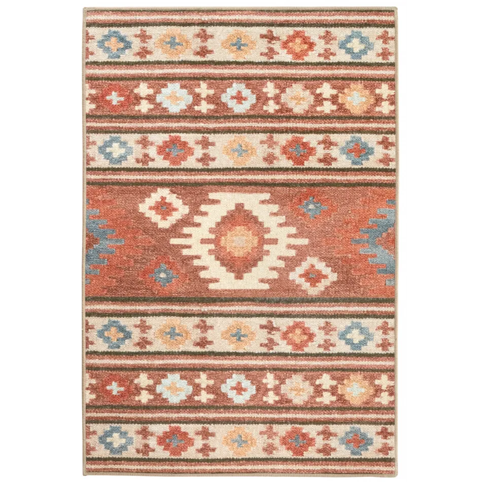 Canyon Natural Machine Washable Rug - 5x8