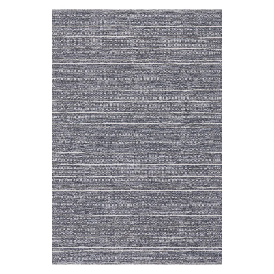 Skipper Stripe Navy Handwoven Indoor/Outdoor Rug