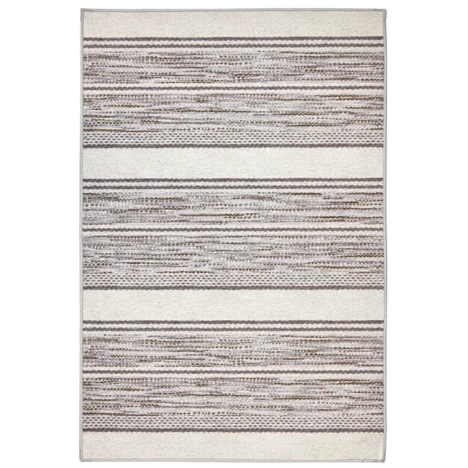 Ellington Stripe Grey Machine Washable Rug - 8x10