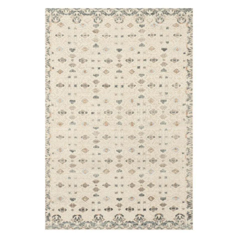 Emory Ivory Hand Knotted Wool Rug