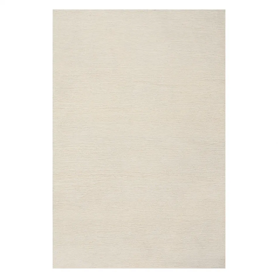 Ramsey Ivory Hand Knotted Wool Rug