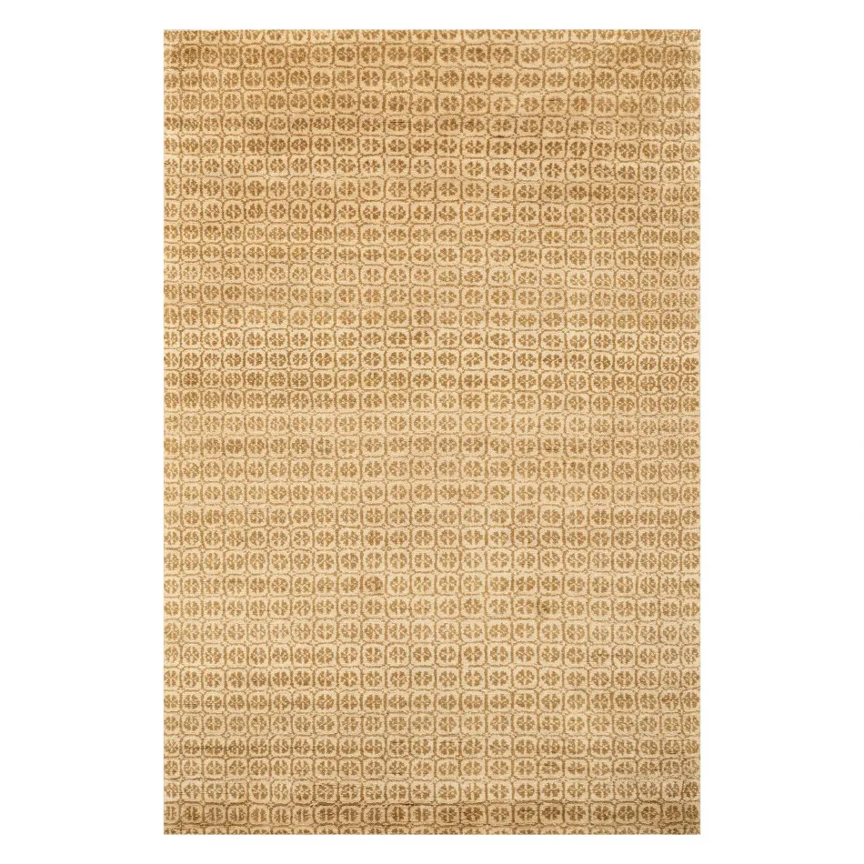 Tullie Ochre Hand Knotted Wool Rug