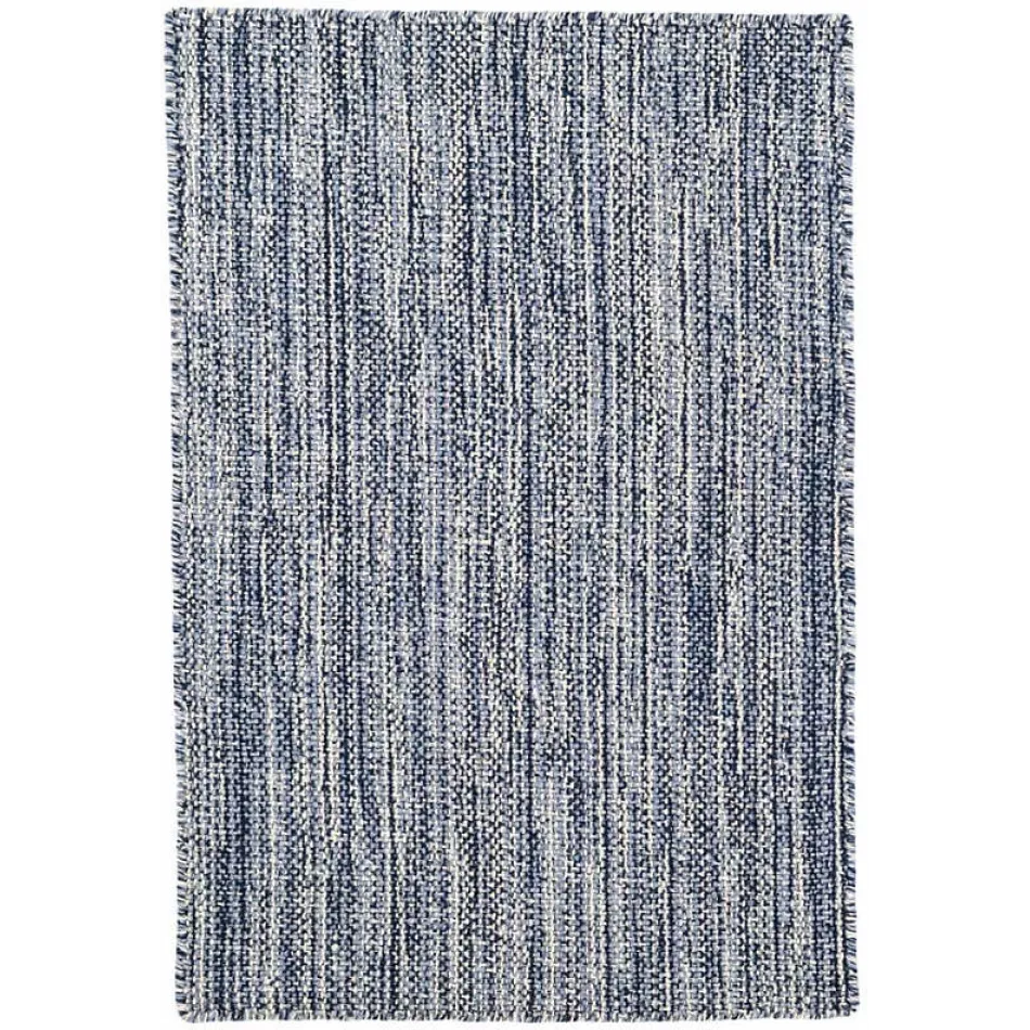 Bella Navy Handwoven Wool Rug 9' x 12'