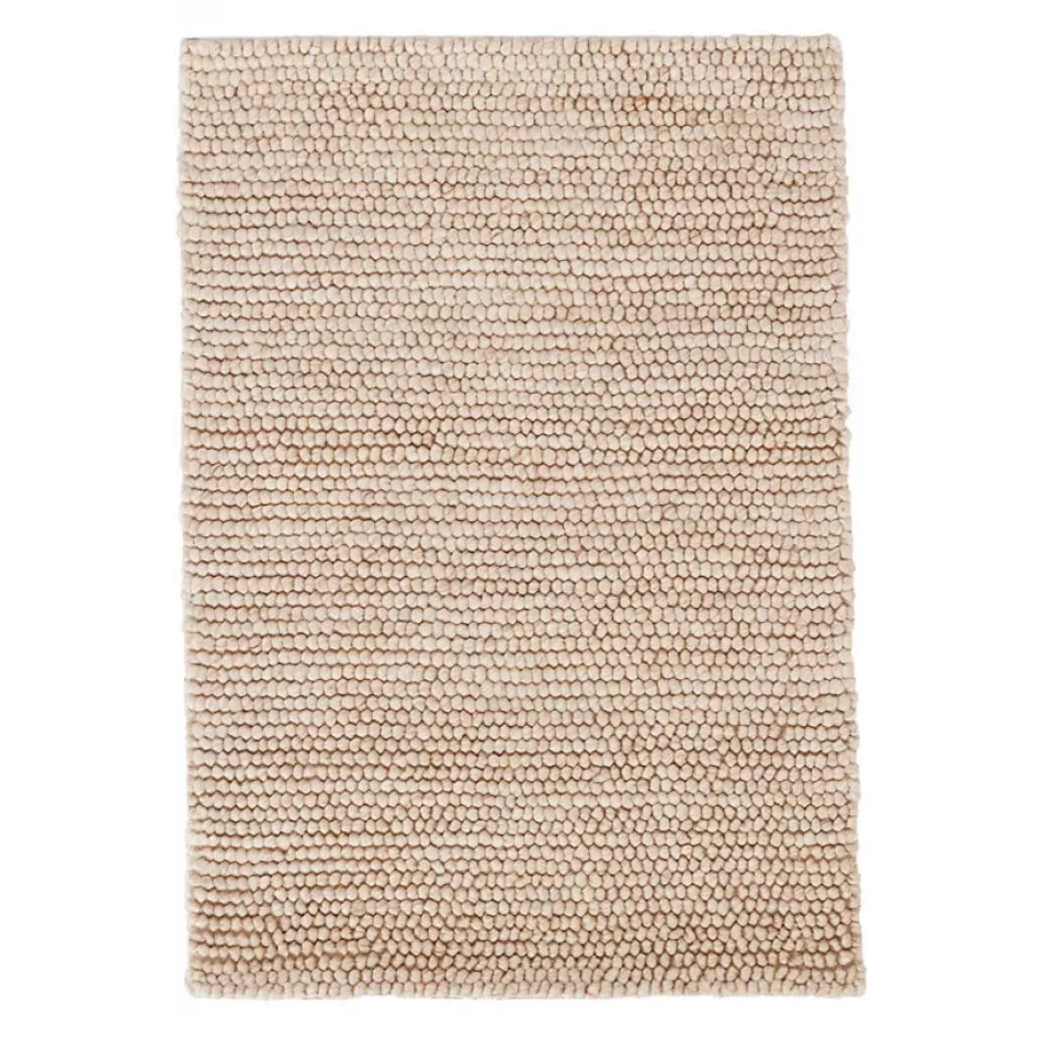 Niels Latte viscose Handwoven Wool Rug 8' x 10'