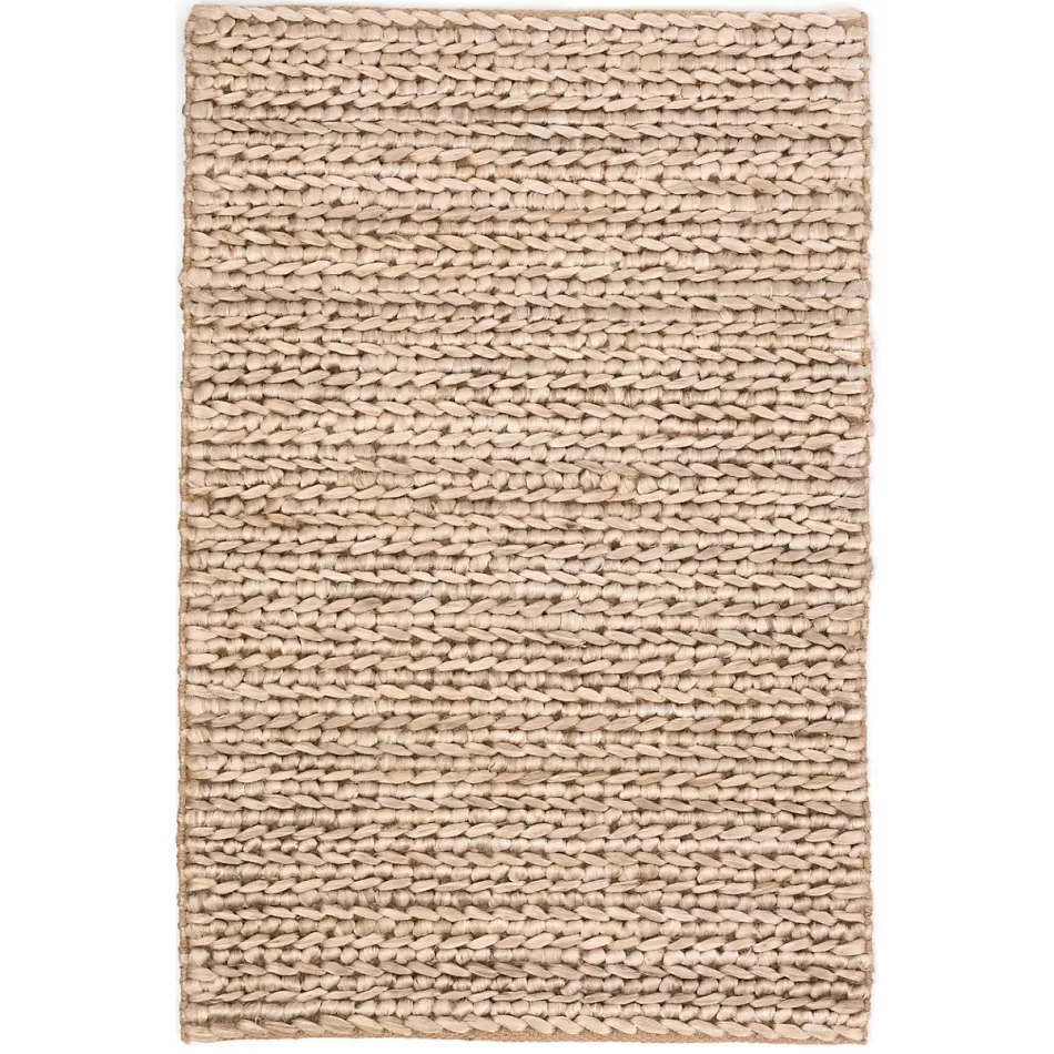 Jute Handwoven Bleached Oak Rug 5' x 8'