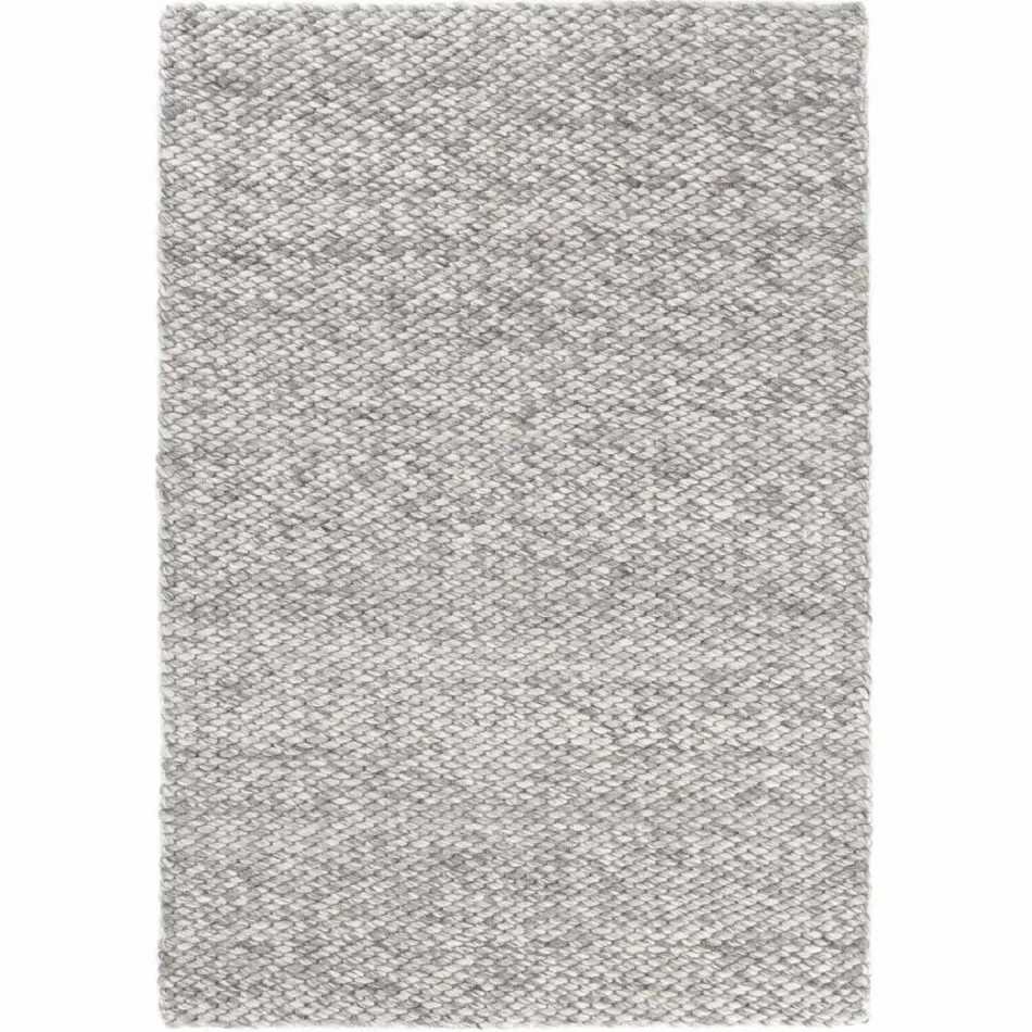 Loggia Grey Woven Wool Rugs