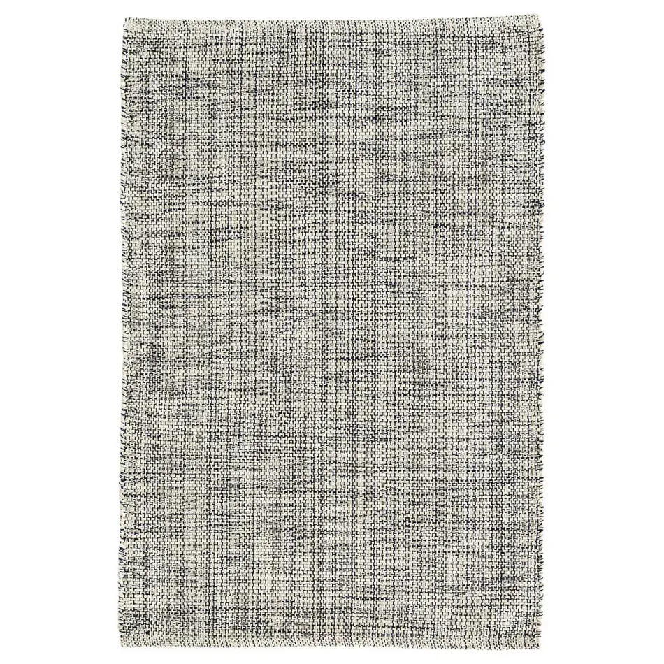 Marled Indigo Woven Cotton Rug 6' x 9'