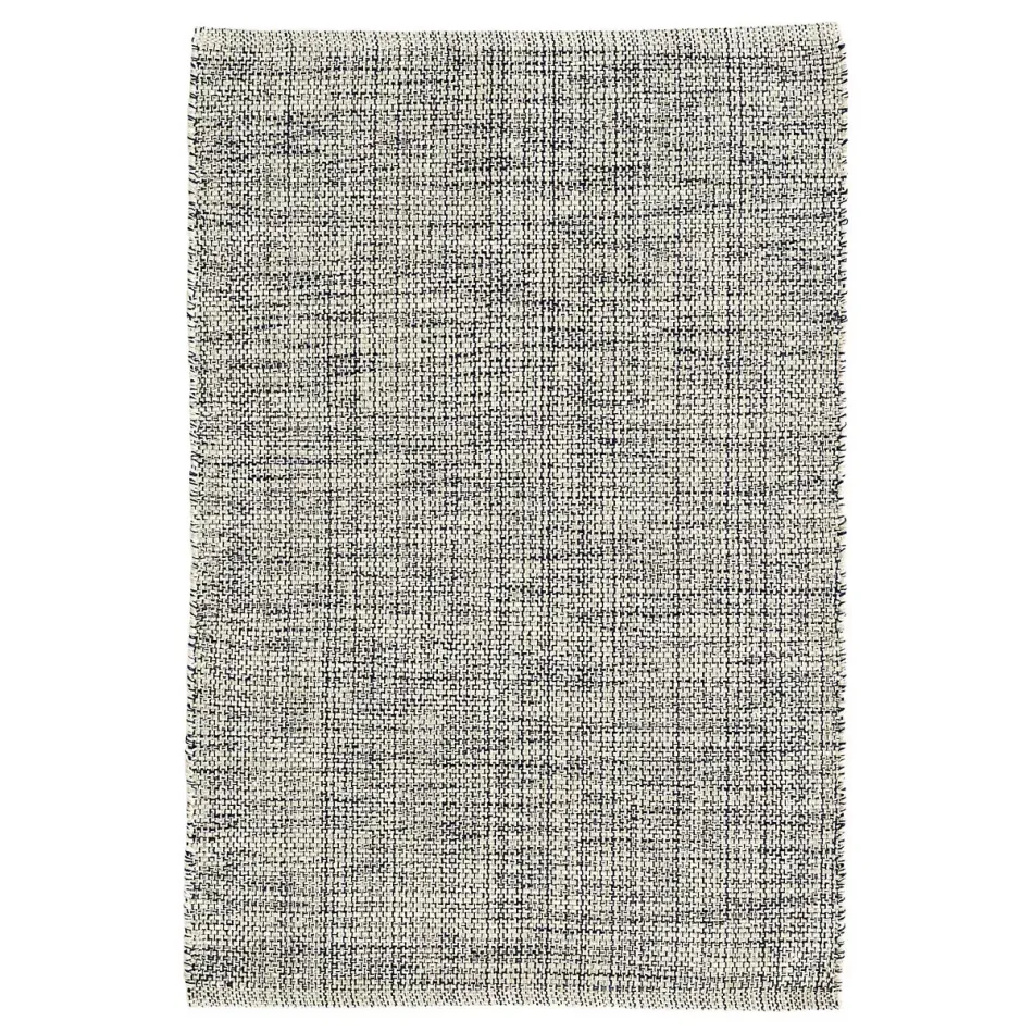 Marled Indigo Woven Cotton Runner 2.5' x 12'