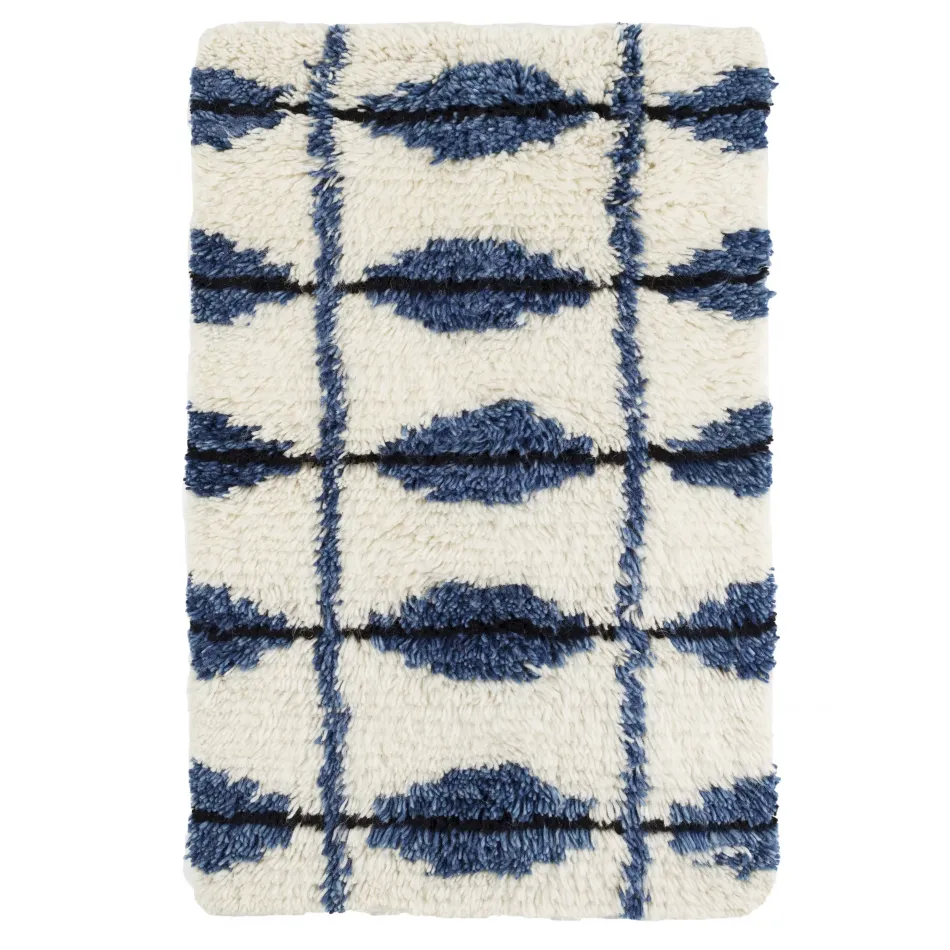 Noma Indigo Woven Wool Rugs