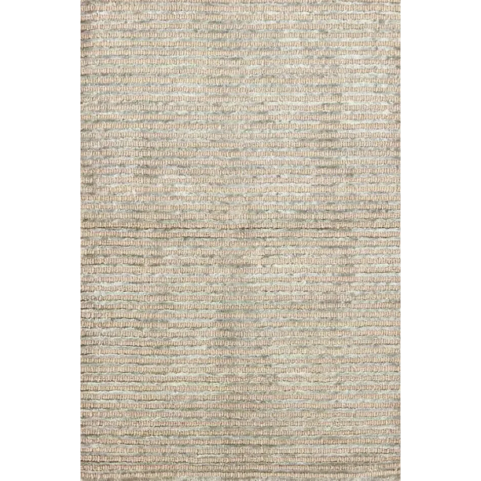 Cut Stripe Ocean Hand Knotted Viscose/Wool Rug 9' x 12'