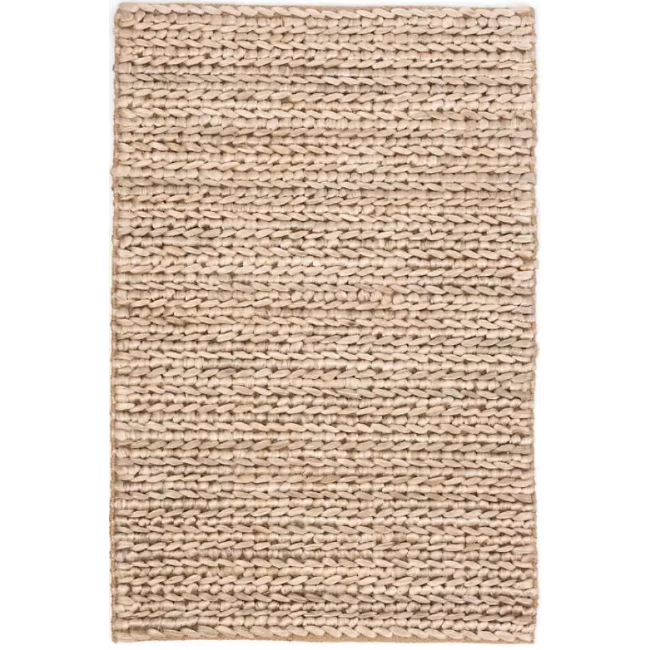 Jute Handwoven Bleached Oak Rug 6' x 9'