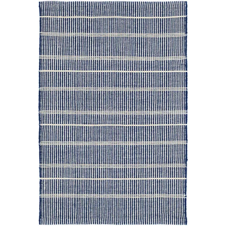 Samson Navy Handwoven Indooor/Outdoor Rug 9' x 12'