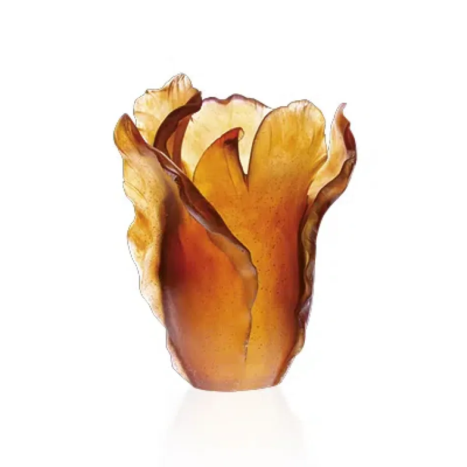 Tulip Amber Vase (Special Order)