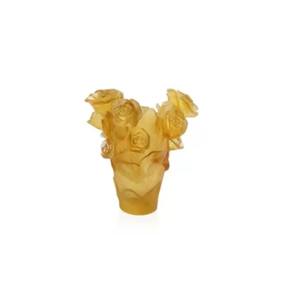 Rose Passion Small Yellow Vase (Special Order)