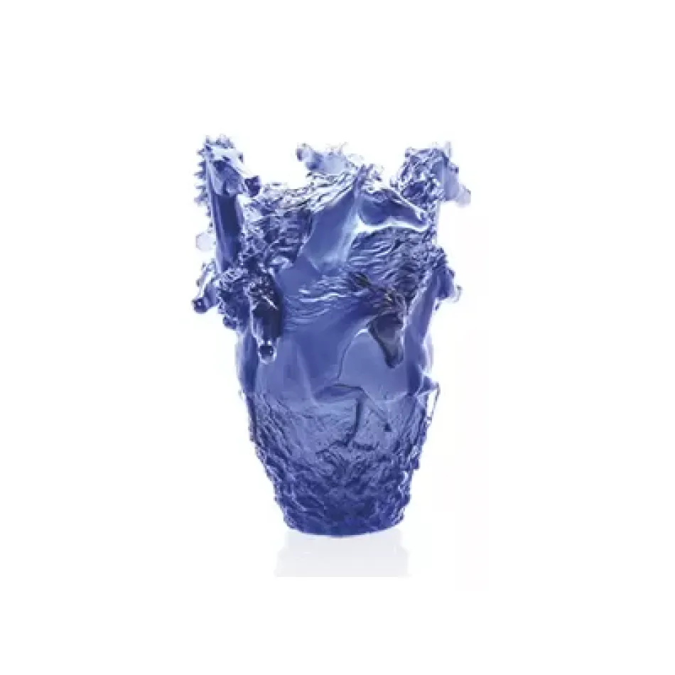 Blue Horse Vase (Special Order)