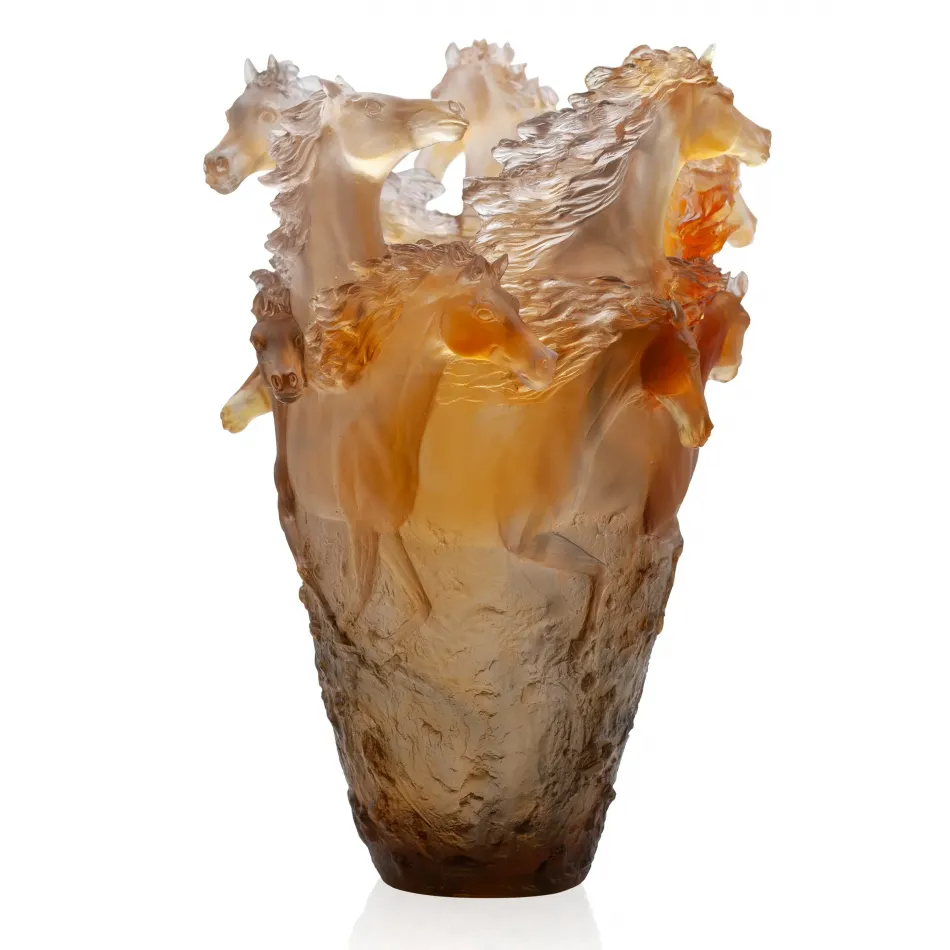 Cavalcade Glazed Brown Magnum Vase