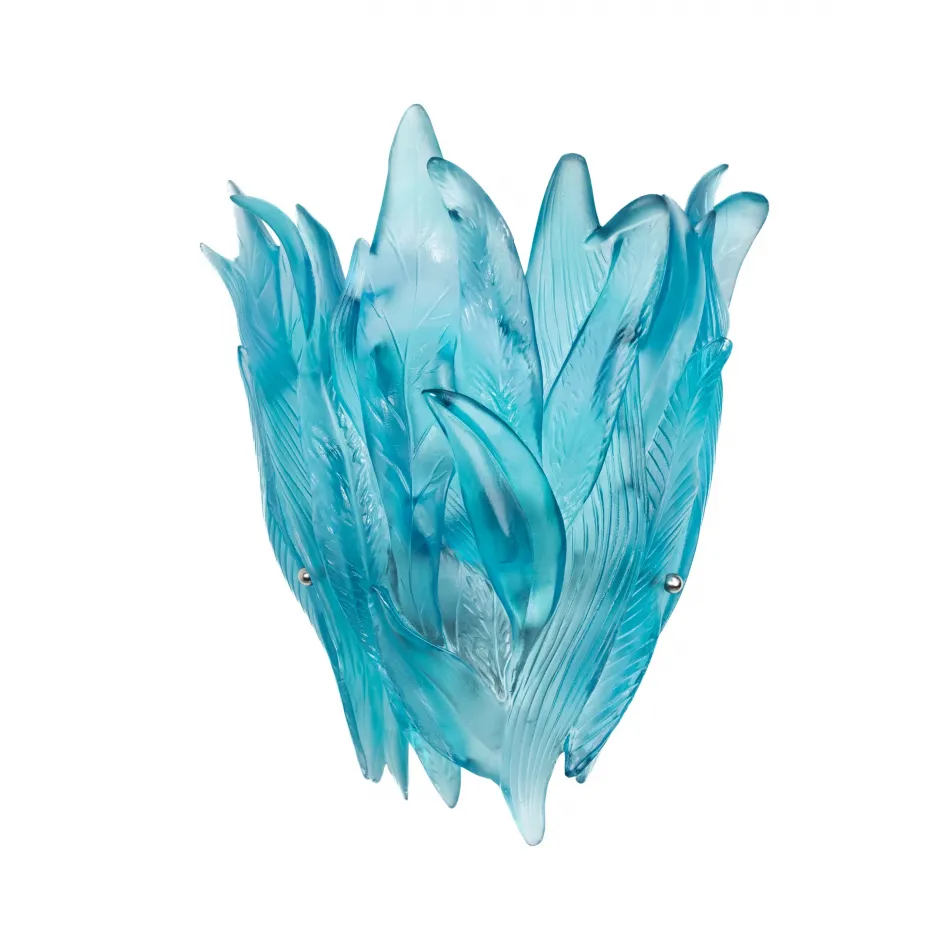 Végétale Turquoise Blue Wall Lamp