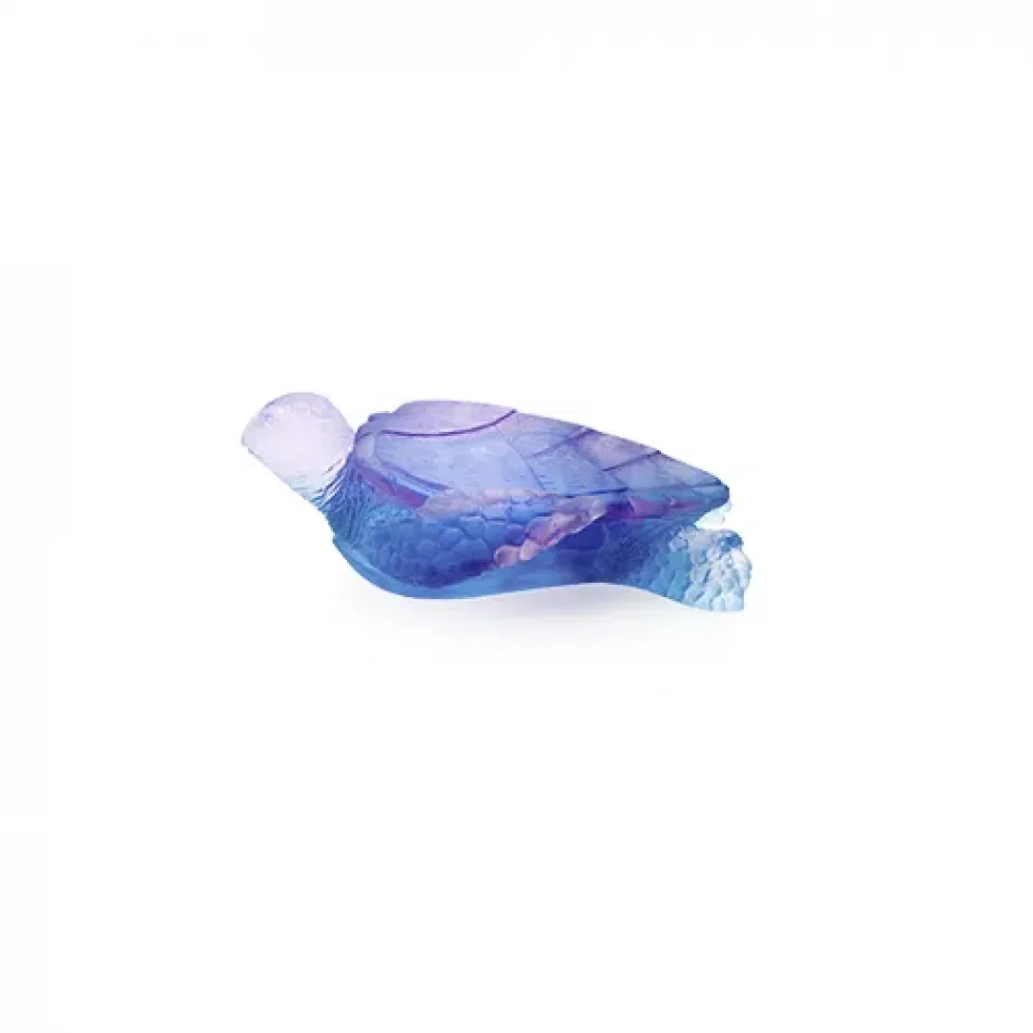 Mer De Corail Medium Blue Pink Sea Turtle (Special Order)