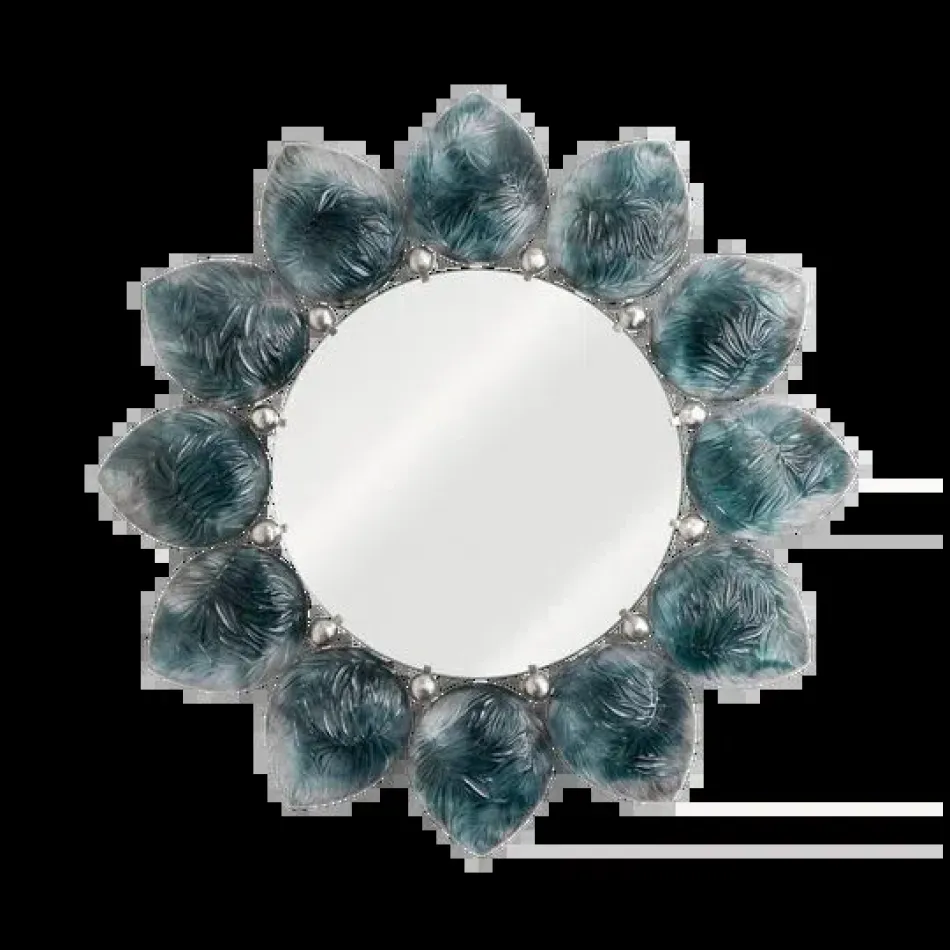 Mélodie by Jacques Hurel Blue Grey Mélodie Mirror (Special Order)