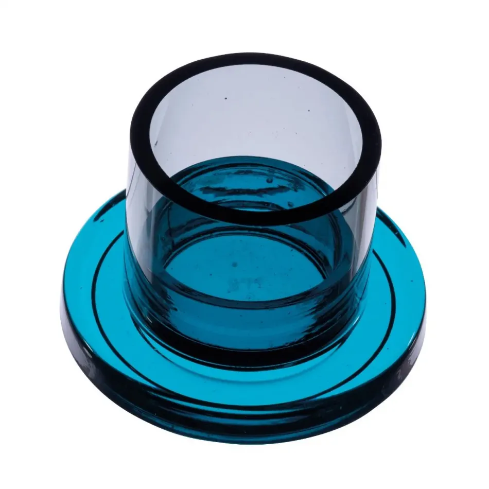 David Mellor Teal/Smoke Tealight Holder