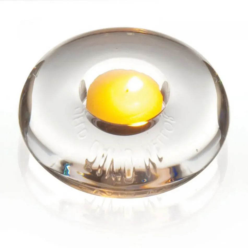 David Mellor Clear Museum Sheffield Pebble Candleholder