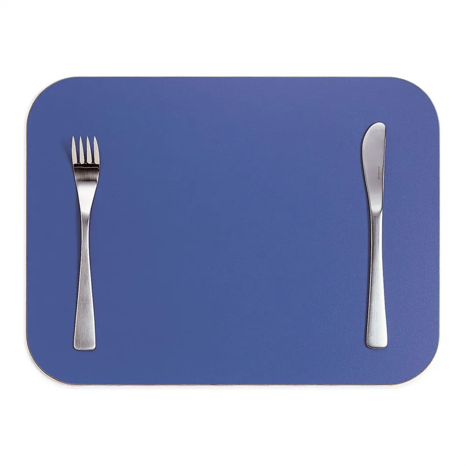 David Mellor Rectangular Birch Placemat, Blue