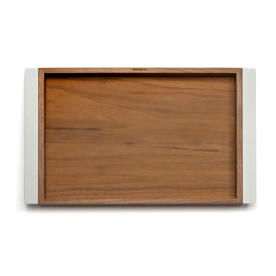 David Mellor Walnut Tray W/ Anodized Aluminum Handles