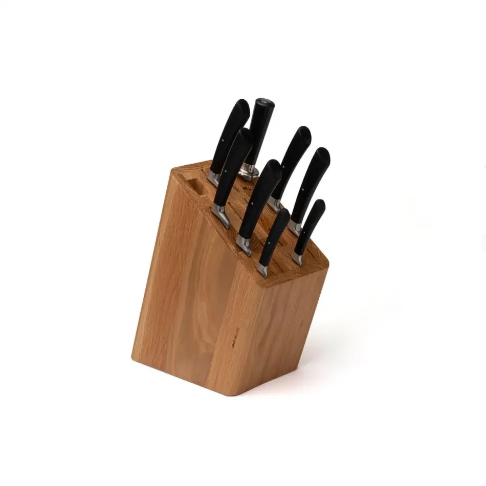 Oak Knife Block, Large