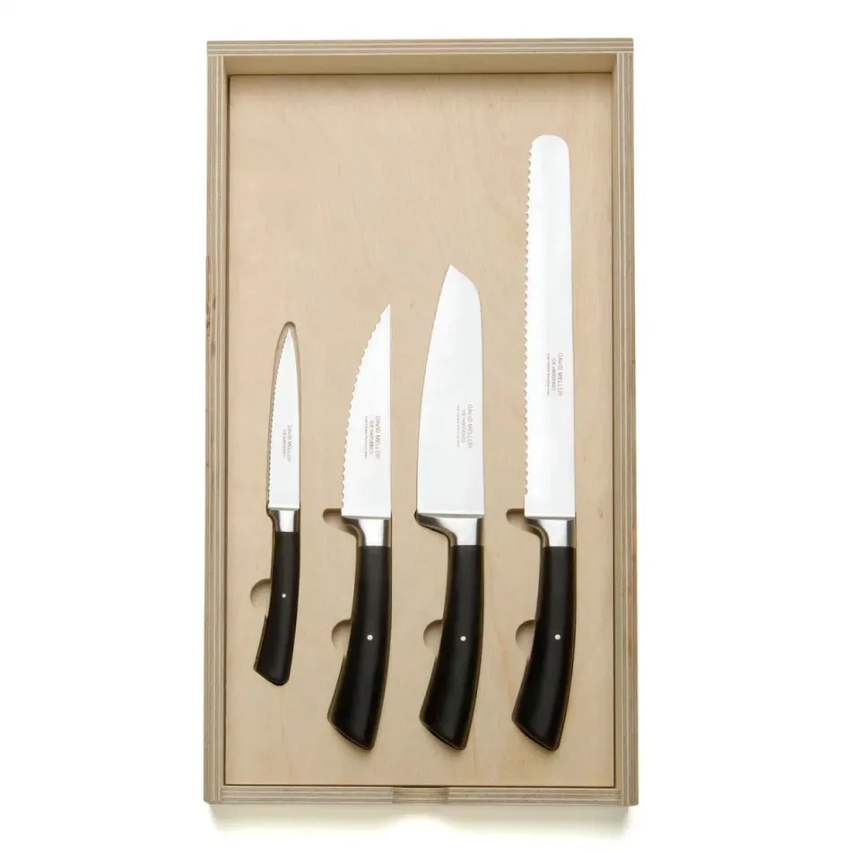 Black Handled Specialist Knife Set