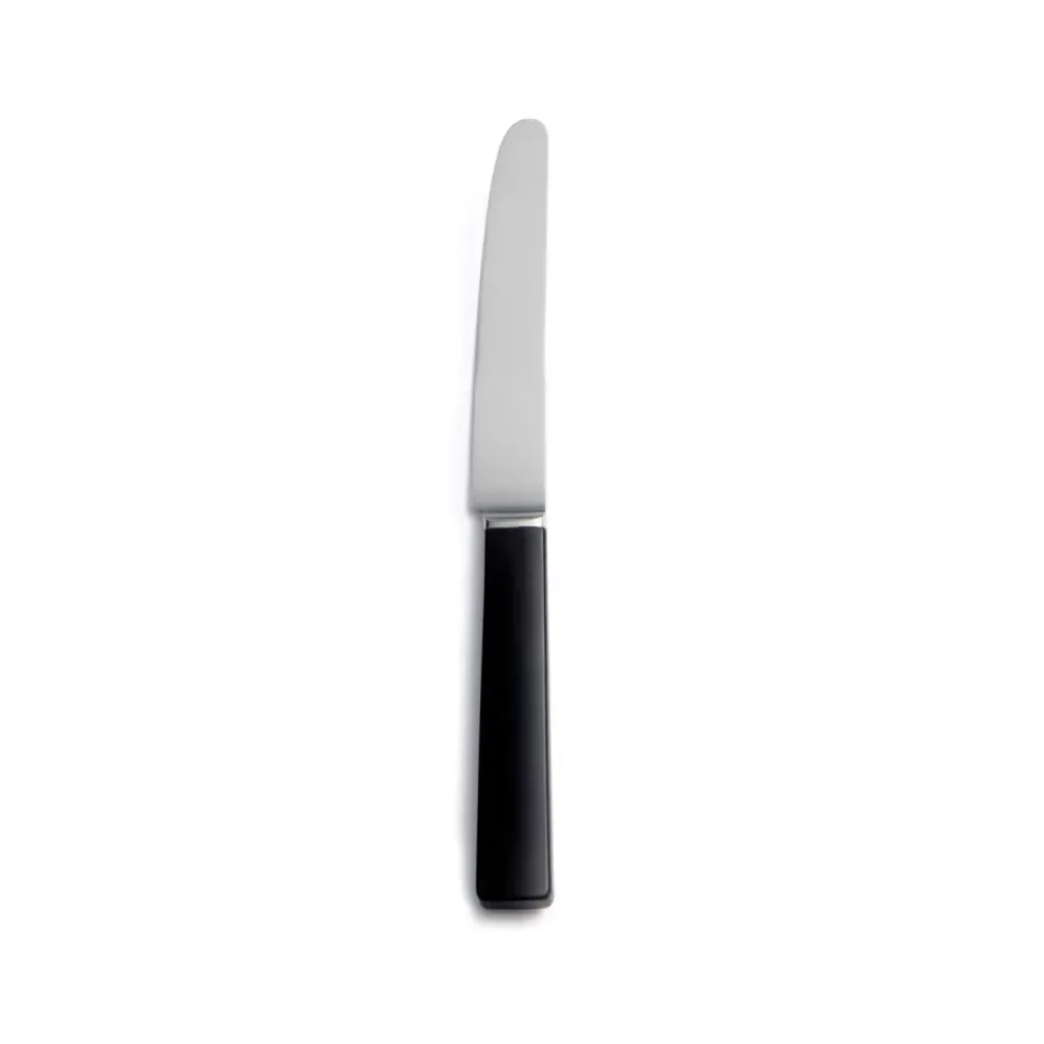 Odeon Stainless Dessert Knife Black Handle