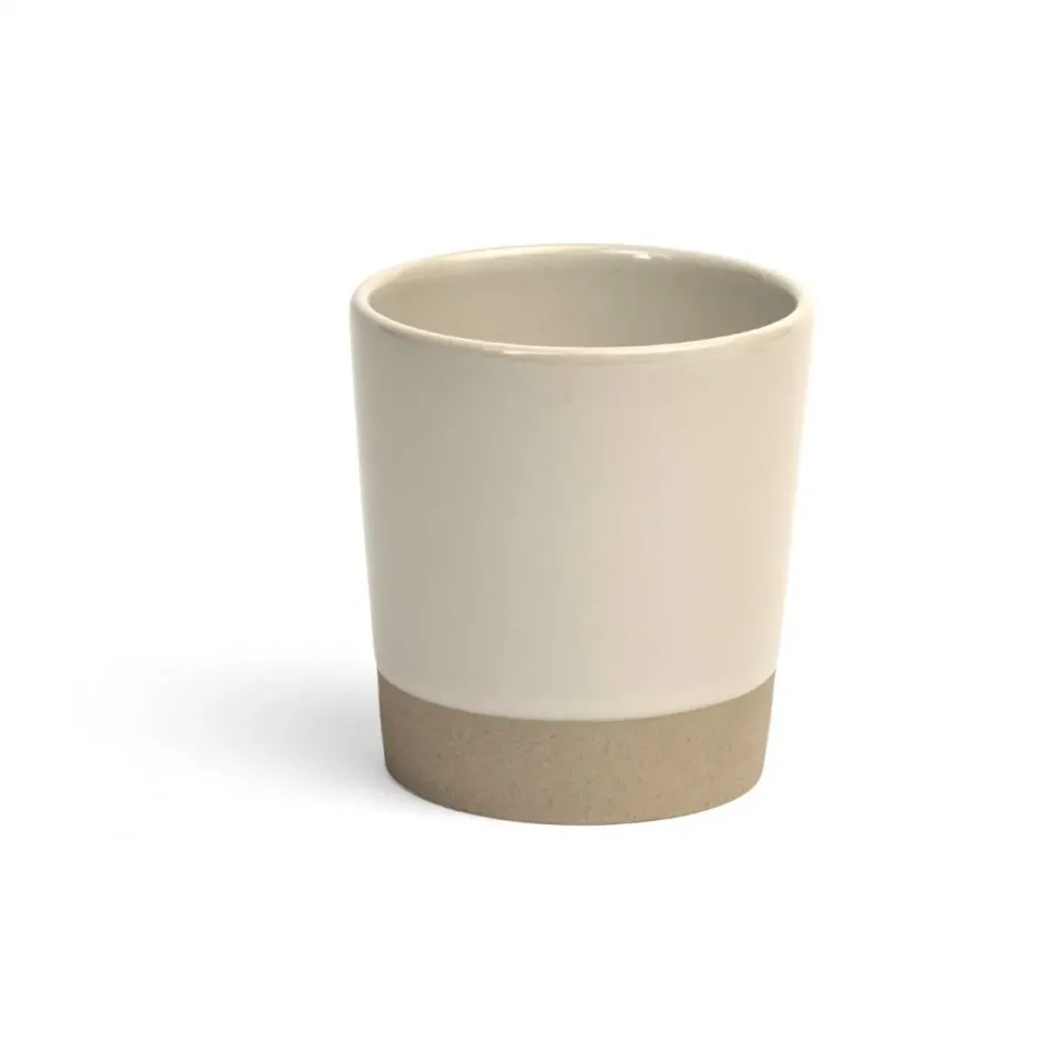 David Mellor White Stoneware Beaker 25cl