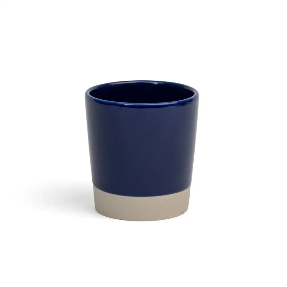 David Mellor Blue Stoneware Beaker 25cl