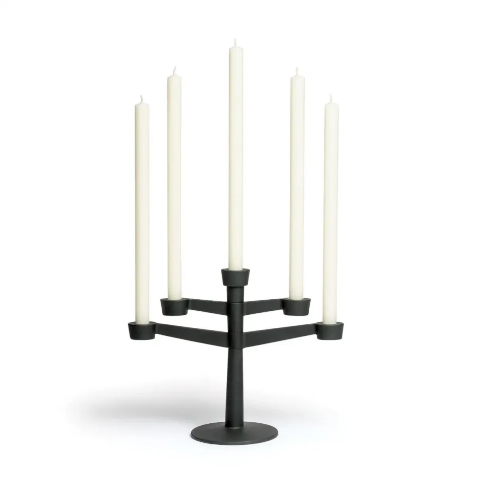 David Mellor Cast Iron Candelabrum, 5 Light