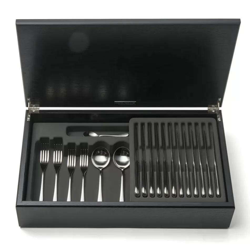 Paris Stainless 44-Piece Canteen Oak