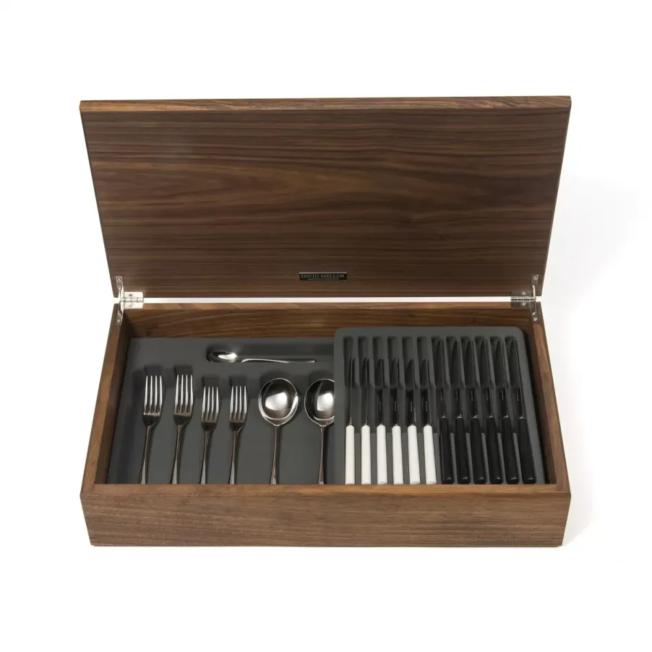 Pride IV Stainless 88-Piece Canteen Walnut