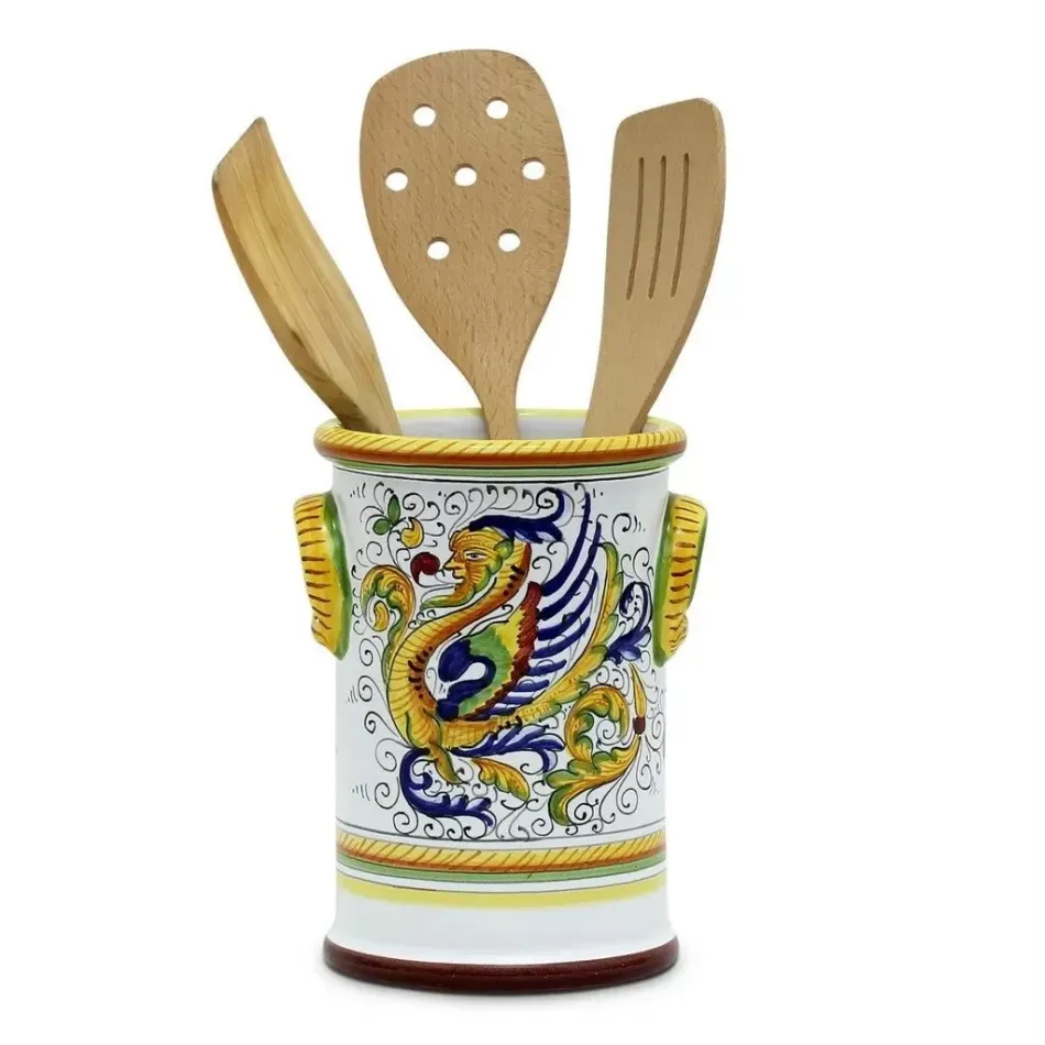 Raffaellesco Utensil Holder 5.5 in Rd x 7.5 high