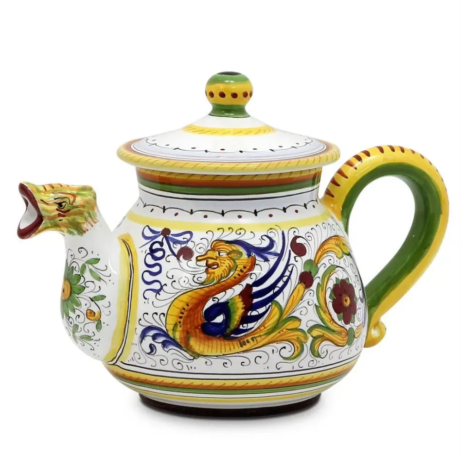 Raffaellesco Teapot 9W. (W/Handle) x 6 high (8 Cups)